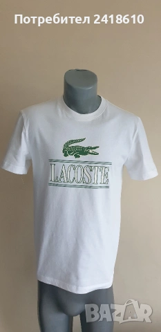 Lacoste Cotton Regular Fit  Unisex Size XS НОВО! ОРИГИНАЛНА Унисекс Тениска!, снимка 7 - Тениски - 53921677