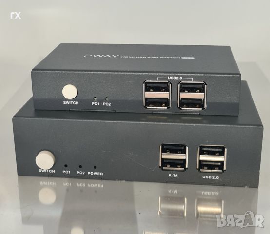 4K DP USB KVM суич hdmi dp, снимка 6 - Кабели и адаптери - 44173312