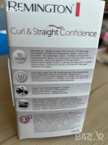 Преса за коса Remington Curl & Straight Confidence S6606 Е51, снимка 11 - Преси за коса - 47195514