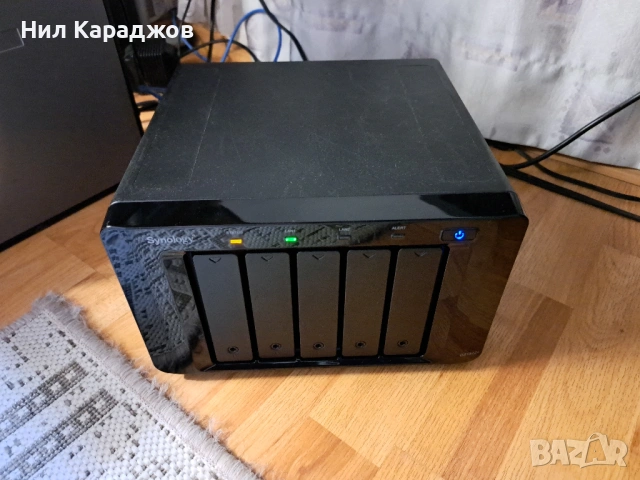 Synology DS1512+ NAS сървър CPU Dual Core 2.13GHz, RAM Size: 2 GB