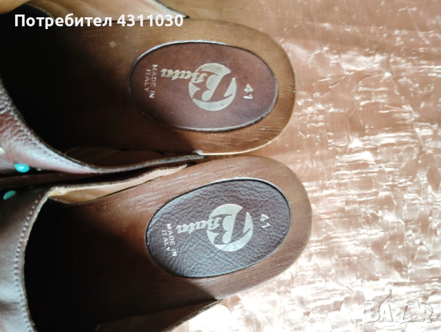 Нови дамски чехли Bata 41 номер, снимка 5 - Чехли - 53414358