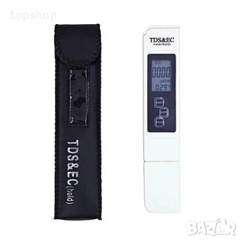 TDS метър 3в1, Gaqqee, TDS EC Meter, чистота, електропроводимост и температура на водата