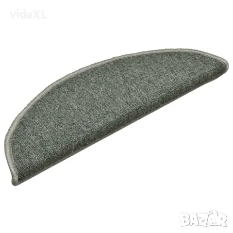 vidaXL Постелки за стъпала, 15 бр, тъмнозелени, 56x17x3 см(SKU:322360), снимка 3 - Други - 49592992