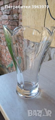 Немска кристална ваза, снимка 2 - Вази - 45623385
