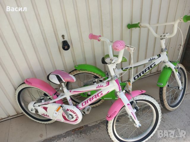 Детски алуминиеви колела Драг Алфа 16 цола,  отлични, снимка 1 - Велосипеди - 46359742