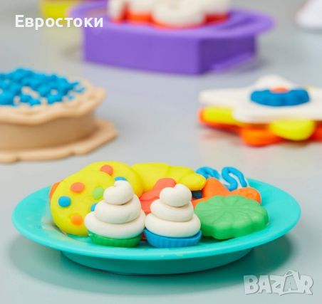 Игрален комплект с пластилин Play Doh - Вълшебната кухня, снимка 4 - Пластелини, моделини и пясъци - 45942739