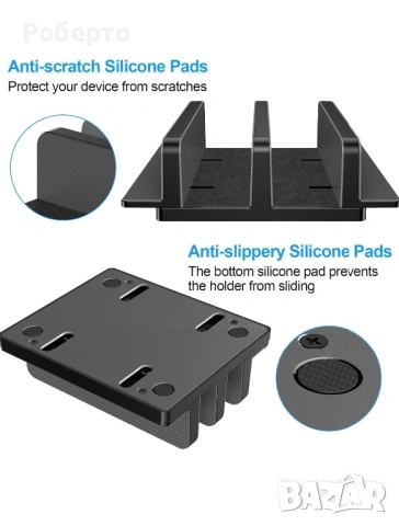 Вертикална стойка за таблет лаптоп телефон и др., снимка 3 - Друга електроника - 53773897