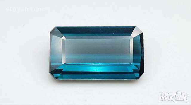 Първокласен син турмалин с VVS чистота - 6.08кт!Сертифицикат!Нов!, снимка 7 - Други - 47386400