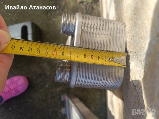 Пластинчат топлообменник Danfoss XB37L-1-30 (004H7274)+ кожух подарък, снимка 4 - Водни помпи - 53689880