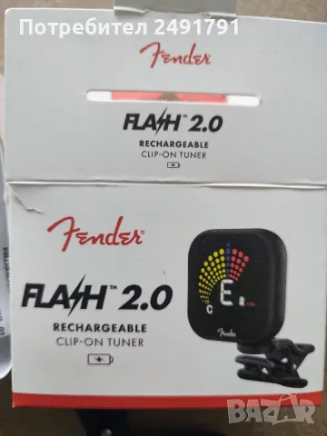 Хроматичен тунер Fender Flash™ 2.0, снимка 3 - Китари - 48148684