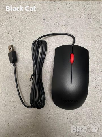 Нова оригинална оптична мишка "Lenovo Essential USB Mouse" / "Леново", лаптоп, компютър, таблет, снимка 3 - Клавиатури и мишки - 45374889