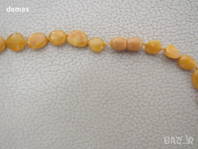 Дамско колие-кръг от първокласен балтийски кехлибар, снимка 4 - Колиета, медальони, синджири - 51884835