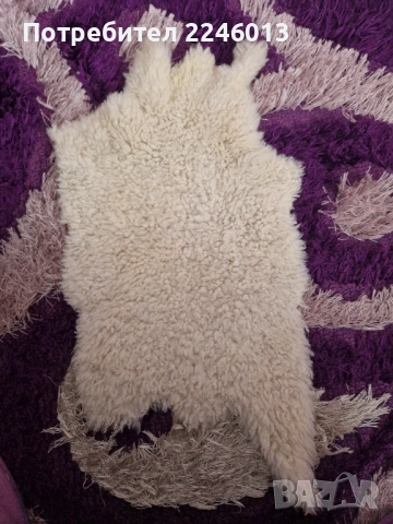 Естествена агнешка кожа за декорация или занаяти/52/28/