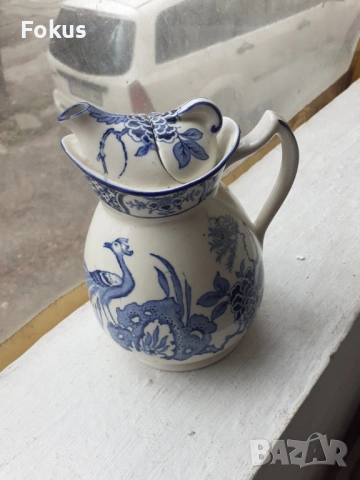 Порцеланов чайник Yuan Made in England - порцелан, снимка 3 - Антикварни и старинни предмети - 53431863