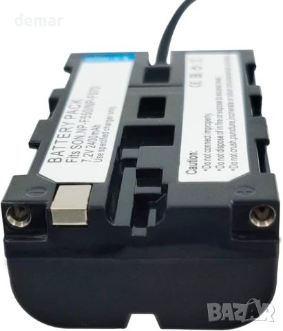 Захранващ кабел LSYRIA NP F550 макетна батерия към D-Tap Ptap Male за Sony NP F550/570/970, снимка 4 - Друга електроника - 50794007