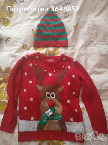 Коледни пуловери, снимка 3 - Детски пуловери и жилетки - 52585879