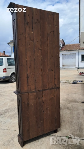 Ретро шкаф ъглов масив, снимка 7 - Шкафове - 53348192
