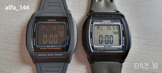 Лот часовници Casio W-201, снимка 6 - Мъжки - 54099132
