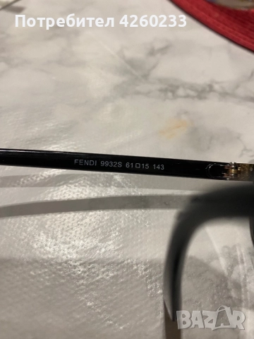 Очила FENDI, снимка 5 - Слънчеви и диоптрични очила - 52742829