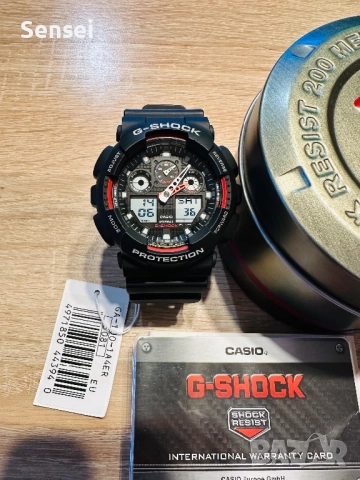 G shock Casio GA-100-1A4ER оригинален нов 