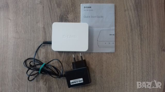 D-Link GO 5‑портов гигабитов Easy десктоп суич GO-SW-5G, снимка 1 - Суичове - 45387934