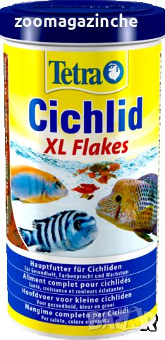 Храна за риби Tetra Cichlid люспи 1L