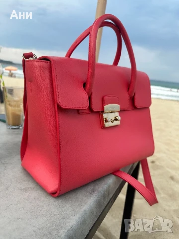 Furla Чанта Фурла Metropolis M Satchel Страхотен Цвят! , снимка 1