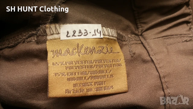 Mackenzie BEEWAX Trouser размер 50 / M - L за лов риболов панталон със здрава материя - 1222, снимка 16 - Екипировка - 51081041