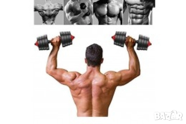 Тренировъчен комплект - тежести, лост и принадлежносги, снимка 7 - Други спортове - 52749683