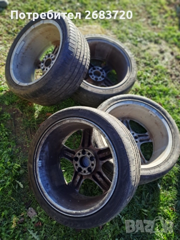 Летни джанти 18 за Mercedes със гуми 2 те 265/35R18 другите 245/40R18 , снимка 6 - Гуми и джанти - 52816152