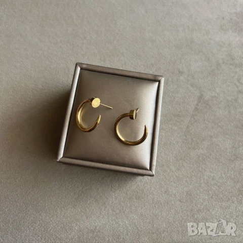 обеци от стомана 