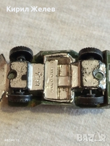 Метална количка Военен джип винтидж стил за КОЛЕКЦИЯ ДЕКОРАЦИЯ 20796, снимка 7 - Колекции - 53561662