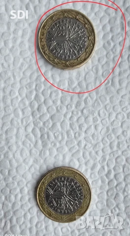 Продава Колекционерски монети Франция 1 Euro 1999, снимка 6 - Антикварни и старинни предмети - 53027425
