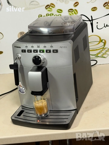 Кафемашина кафе автомат Saeco İntuita с гаранция, снимка 4 - Кафемашини - 53613639