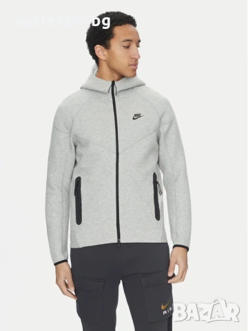 Nike - Суитшърт FB7921 063 Сив Regular Fit Оригинал Код 821