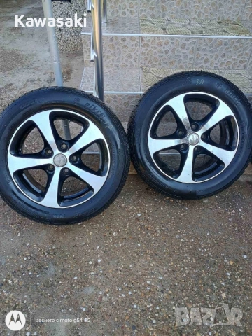 BORBET 5X112+Зимни гуми, снимка 2 - Гуми и джанти - 52000750