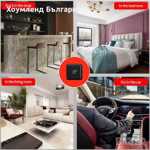 НОВО! WiFi Мини шпионска камера кубче - скрита камераа, снимка 7 - HD камери - 45372201