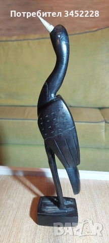 Дърворезба масив за ценители височина 34см , снимка 3 - Декорация за дома - 54165492