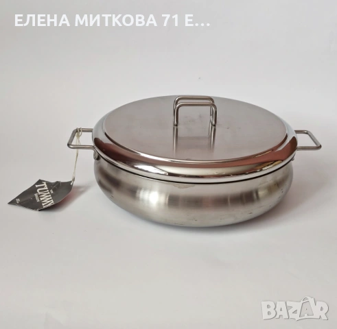 Barazzoni Италия масивен професионален съд за готвене тенджера тиган тава гювеч