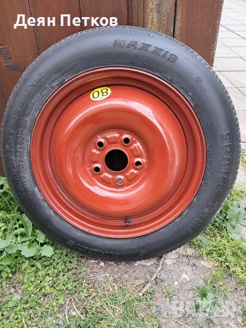 Резервна гума патерица за седичи 15, снимка 2 - Гуми и джанти - 54233379