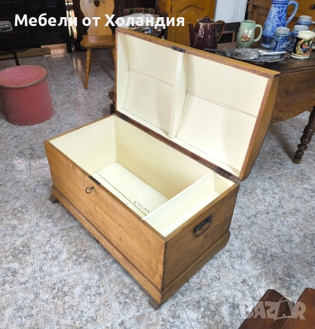 Старинен дървен сандък, снимка 10 - Антикварни и старинни предмети - 52464656