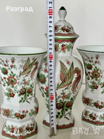 Трио порцеланови вази, снимка 10 - Вази - 45506976