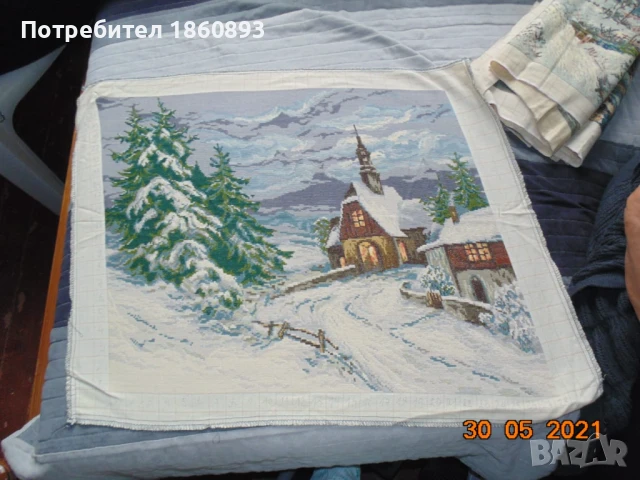 Гоблен Зимен параклис (Параклиса) , снимка 2 - Гоблени - 51022188