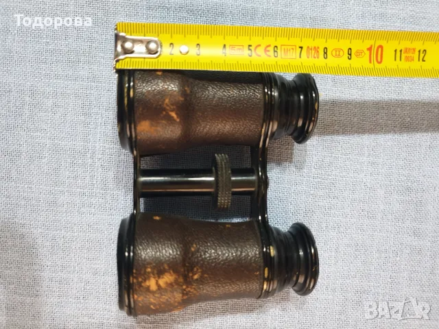 Старинен бронзов бинокъл, снимка 5 - Антикварни и старинни предмети - 49773197