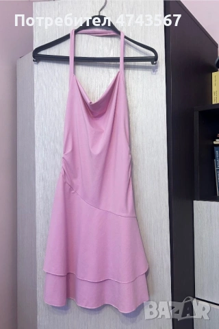 Розова рокля, снимка 2 - Рокли - 53994294
