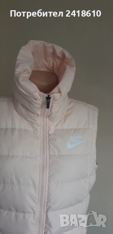 Nike  Down Womens Vest Size - L - XL / ОРИГИНАЛ! Дамски Пухен Елек!, снимка 15 - Якета - 52265865