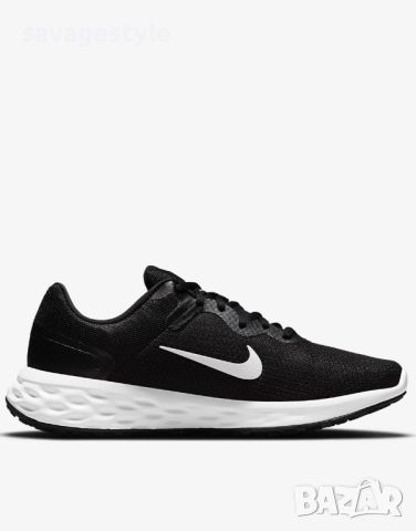 Мъжки маратонки NIKE Revolution 6 Next Nature Shoes Black/White M, снимка 2 - Маратонки - 45892354