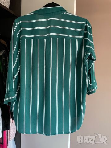 H&M Divided Дамска риза на райе, 44, снимка 3 - Ризи - 45719093