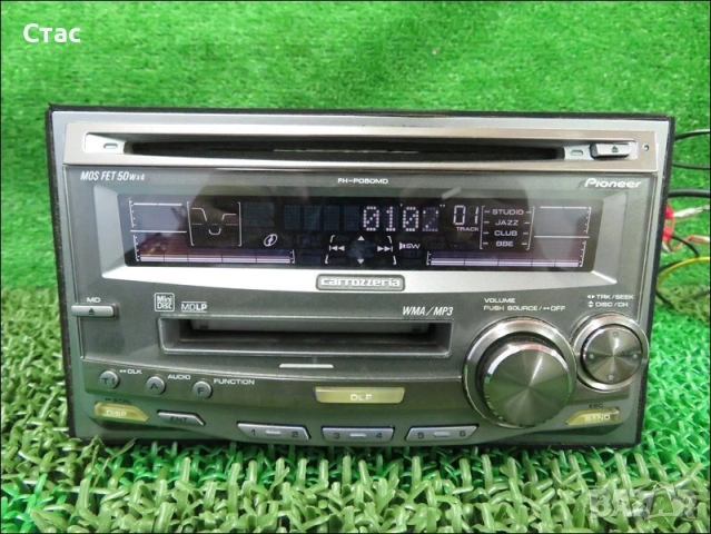 Pioneer radio disc minidisc MDLP 4x50w/2din