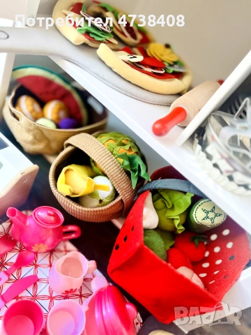 ИКЕА IKEА детска кухня с аксесоари за игра, снимка 5 - Играчки за стая - 53636389